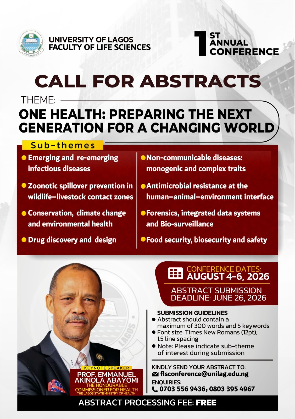 Call for Abstracts Flyer